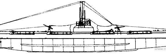 Подводная лодка Россия - Bars 1917 [Submarine] - чертежи, габариты, рисунки